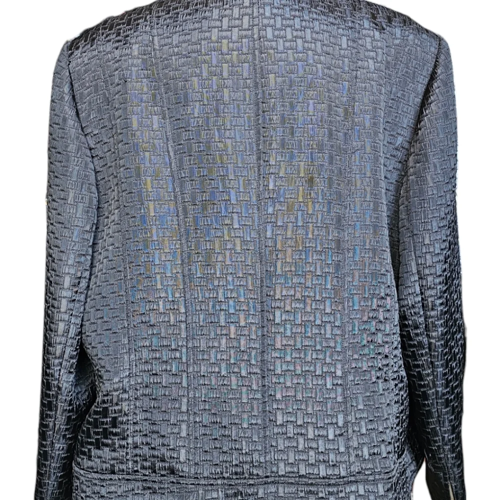 ALFANI shiny textured jacket. - Picture 4 of 6